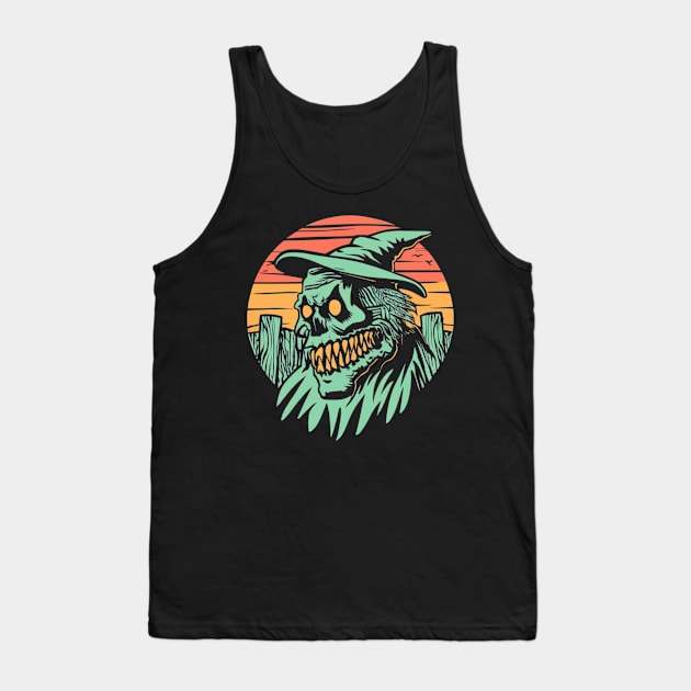 Creepy Monster Artwork Tank Top by Abeer Ahmad